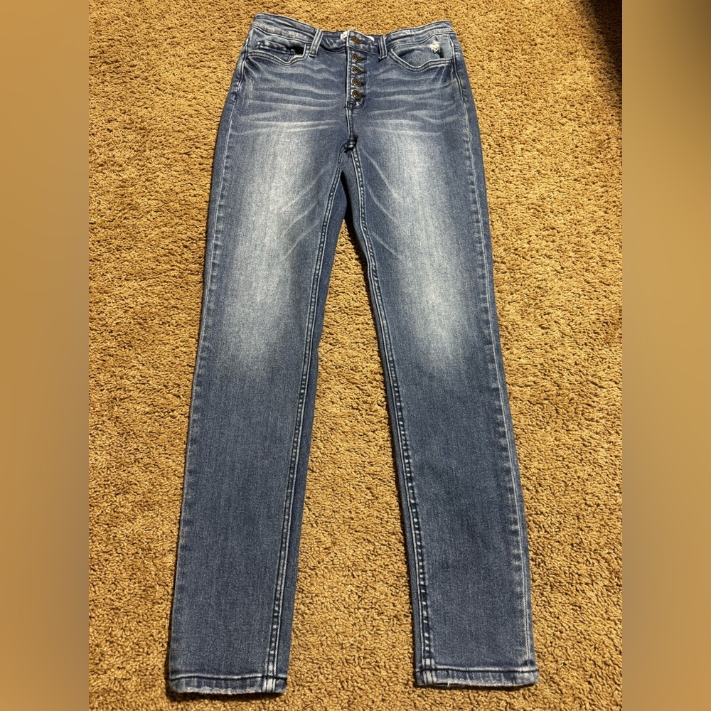 Flying Monkey button fly Women's Skinny Jeans 28